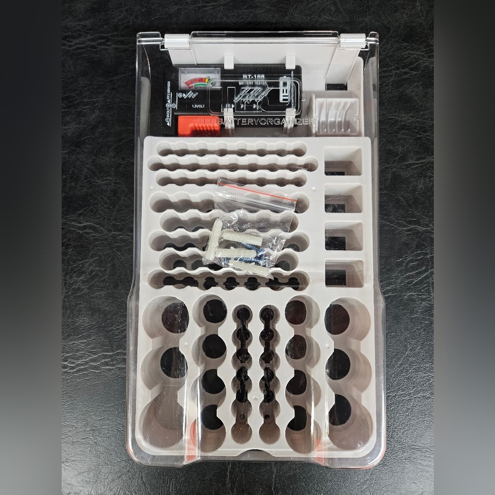 Battery Organizer and Battery Tester